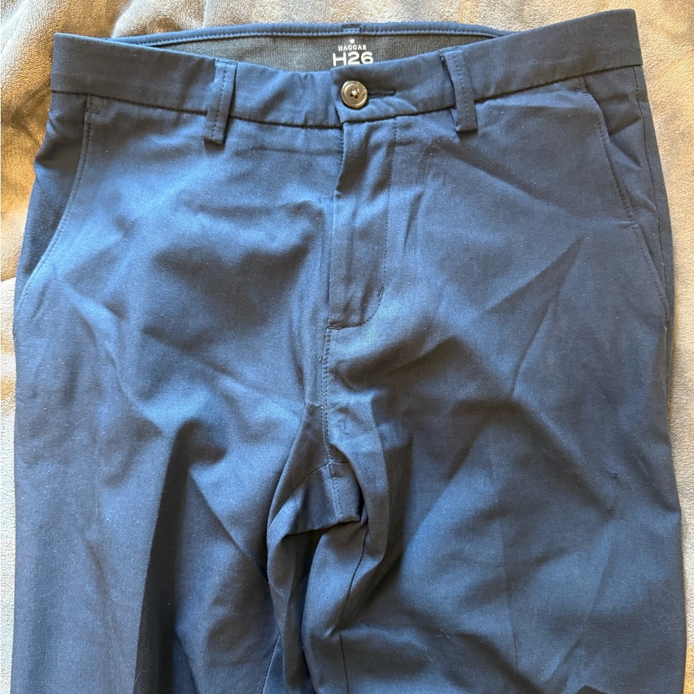 Haggar Men's Blue Pants